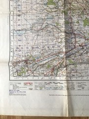 1945 Military System Map- Stirling & Dunfermline War Office Edition