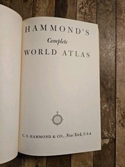 1951. Vintage Hammond’s Complete World Atlas | Illustrated Beautiful Color Maps