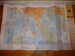 4 VINTAGE BUREAU OF LAND MANAGEMENT ARIZONA TOPOGRAPHIC MAPS – FREE SHIPPING