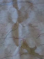 90s Ordnance Survey Map – UK, Peak District, Dark Peak, 1:25000, Fine Condition