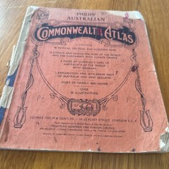 Phillips Australian Commonwealth Atlas Vintage 1955
