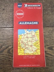 Germany No. 984 Michelin Maps Michelin Travel Publications Map Good Condition