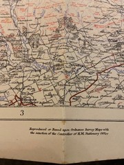 Vintage Motoring and Hiking Map R North East Scotland 1930s Aberdeen – Buckie