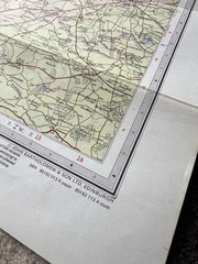 Bartholomew Map Wye Valley Hereford Vintage 70s 1971 Paper ½” Free Post UK