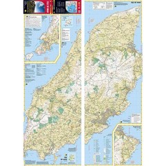 Isle of Man Walking Map Outdoor Hiking Strong Waterproof Light Navigation