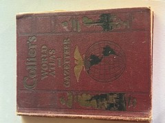 Collier’s World Atlas and Gazetteer P.F. Collier Hardcover Map Book