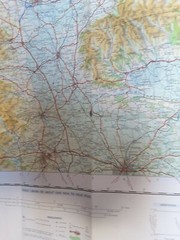 VINTAGE O.S 1/4 INCH MAP SHEET 9 NE ENGLAND 1975