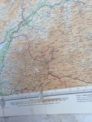 Bartholomew’s Paper Maps X2 Oxford & Mid Wales Contoured Half Inch Vintage