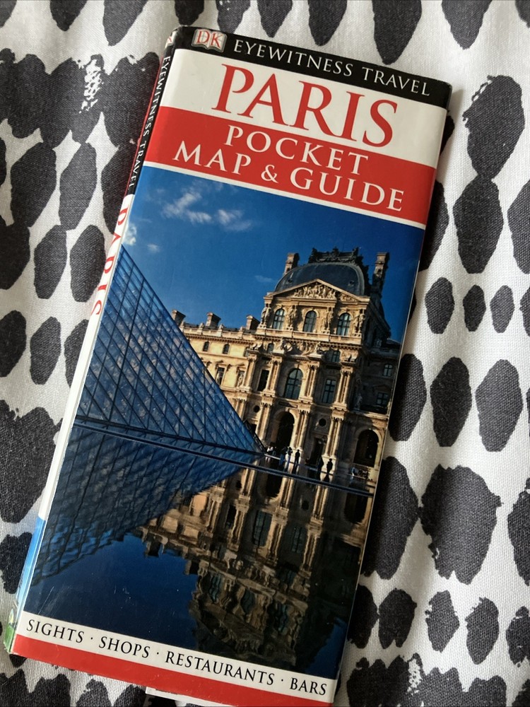 DK Eyewitness Paris Pocket Map and Guide with handy paris fold out map