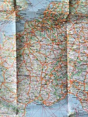 Europe World Region Map Hema Paper Immaculate Clean Barely Opened Free Post UK