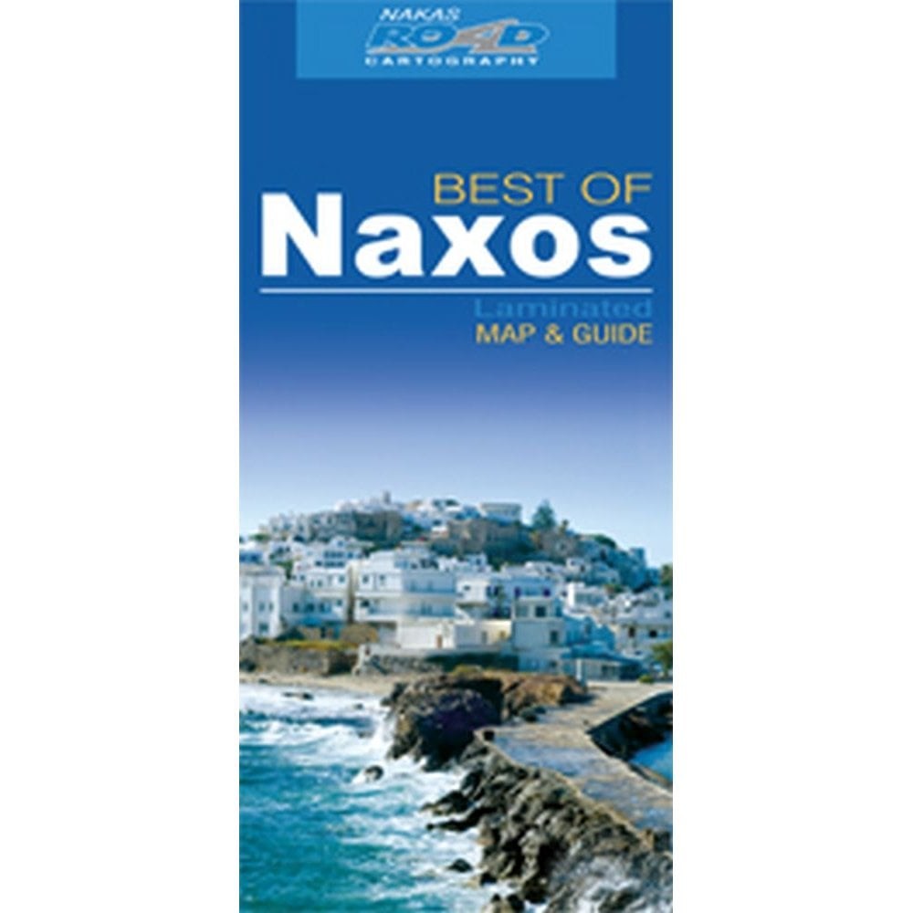 Naxos (Greece) ‘best of’ tourist map with information guide