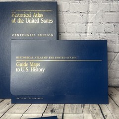 National Geographic 1988 Historical Atlas of the United States Centennial Ed USA