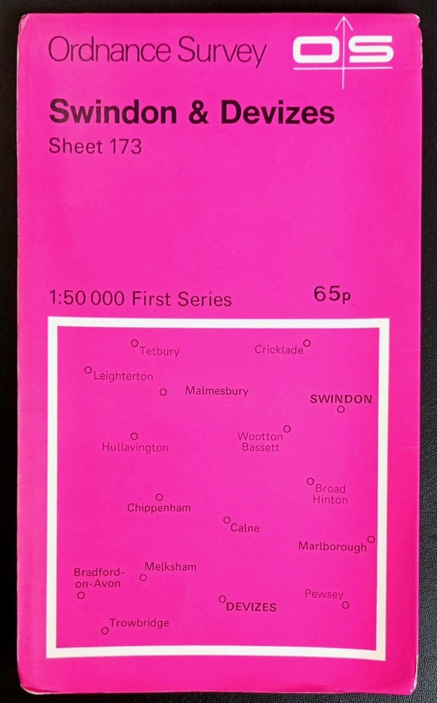 Ordnance Survey First Series Map, Sheet 173: Swindon & Devizes (1974).