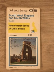 Ordnance Survey SW England And South Wales Routemaster Sheet 6