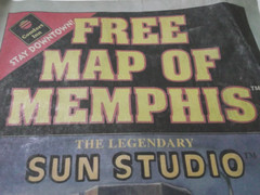 Sun City Memphis Tennessee Free Local City Paper Area Map Vintage 90s Coupons