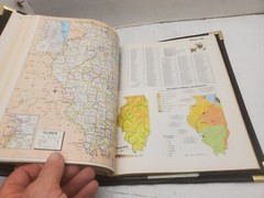 World atlas 1976 o’s gold seed company wayne dudley parkersburg iowa corn farm