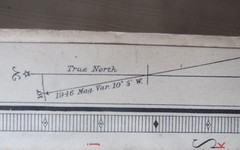 Bartholomew’s “Half Inch” map of NORTH SOMERSET (Contoured) 1947