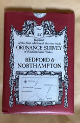 David & Charles,OS Sheet Map ,1st Edition, 1 Inch Reprint, Bedford & Nor, No 53
