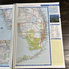 2003 Rand McNally Large Scale Road Atlas Spiral Bound – North America Maps