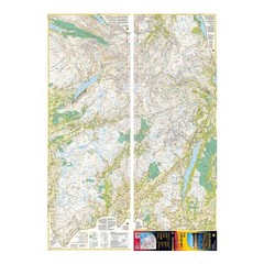 Pocket Size Map Lake District West Mini XT40 Waterproof For Walkers Runners