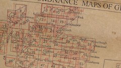 Ordnance Survey cloth map ULLAPOOL sheet 20 published 1958. 1 inch: I mile