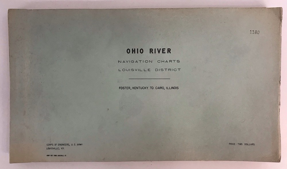 1962 U.S. Army Corps Of Engineers Navigation Charts Foster KY Cairo IL