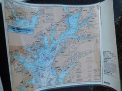 Vintage 1990’s Captain Segull’s Maps Cape May Chesapeake Bay & North Carolina