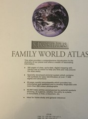 Family World Atlas Insight Atlas Hardback 2007