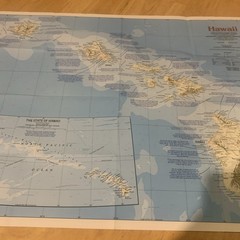 National Geographic 1983 Map The Making Of America Hawaii Pacific Islands