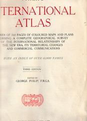 PHILIPS’ INTERNATIONAL ATLAS vintage 1937 edition SCARCE