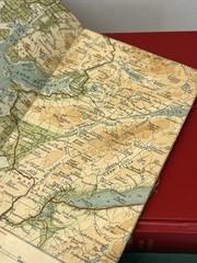 Antique 1924 Bartholomew’s 1/2 Inch to 1 Mile Cloth Map No 11 Oban District