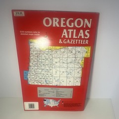 DeLorme Mapping Oregon Atlas & Gazetteer 1991 English Atlas Book