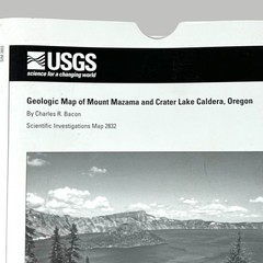 USGS Geologic Map Of Mt Mazama & Crater Lake Oregon 2008 Used Ships Quickly