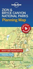 Lonely Planet – Zion Bryce Canyon National Parks Planning Map – Map – K245z