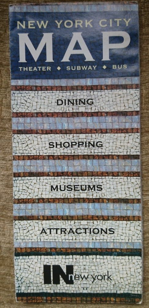 New York City Folding Map NYC 2006