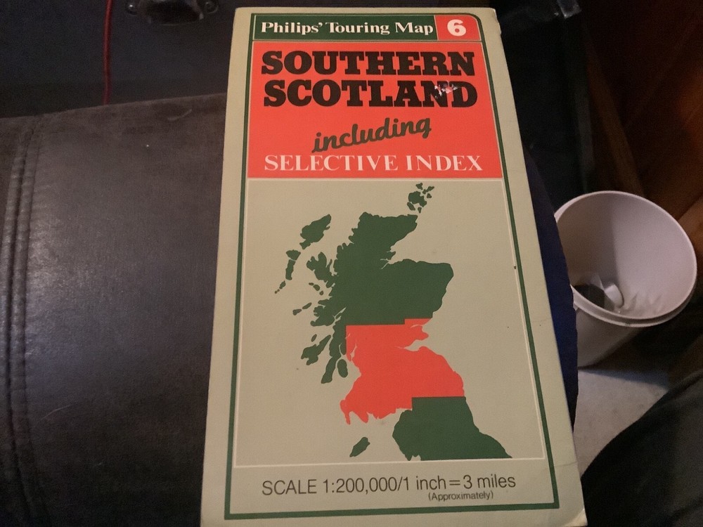 MAP PHILIPS TOURING MAP 6 SOUTHERN SCOTLAND (1979)