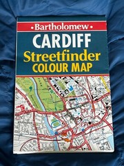 Bartholomew, Cardiff Colour Street Plan with Index, -1980’s