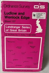 Ordnance Survey Landranger Map – Ludlow & Wenlock Edge – Sheet 137 – 1980