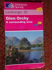 OLD OS MAP Scottish Highlands Glen Orchy Loch Lomond Dalmally Ardui Cladich