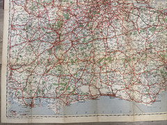 VTG 1926 (1920’s) – Daily Mail Road Map of London / South-East England E7