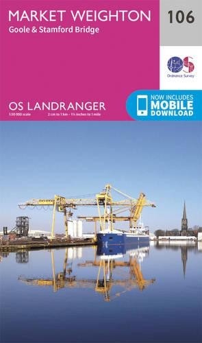 Market Weighton, Goole & Stamford Bridge (Map) OS Landranger Map