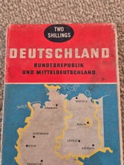 Vintage German Folded Road Map Esso 1962