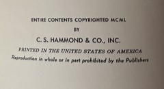 Hammond’s World Atlas Hardback Book