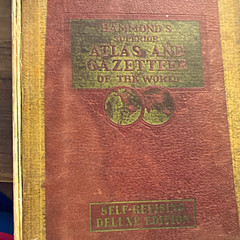 C.S. Hammond & Co. Hammond’s Superior World Atlas Gazetteer Deluxe HC 1947