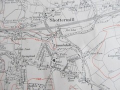 VINTAGE OS MAP OF LINCHMERE AREA SUSSEX 1913 EDITION – SIX INCHES TO ONE MILE