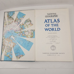 National Geographic Atlas of the World Fourth Edition 1975 ISBN 0-87044-137-X