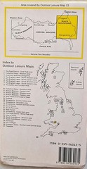 OL13 Outdoor Leisure, Brecon Beacons, Eastern. OS 1:25,000 Map Ordnance Survey