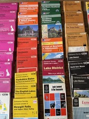 Job Lot 51 Vintage Ordnance Survey Maps Bartholomew UK