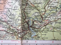 Bartholomew’s Revised “Half-Inch” Contoured Maps – Sheet 13 – Wye Valley