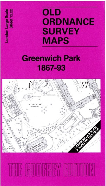 Greenwich Park 1867-93 London Large Scale Sheet 12.22 by Pamela Taylor